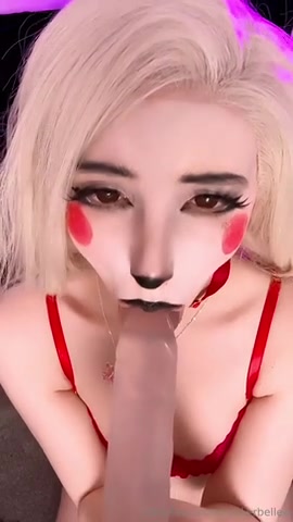 Rynkerbelle Nude Red Lingerie Teasing Pussy Play