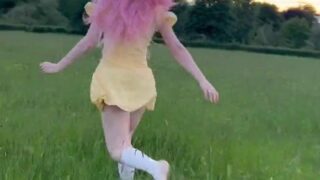 Belle Delphine Nude Outdoor Running Video Leaked