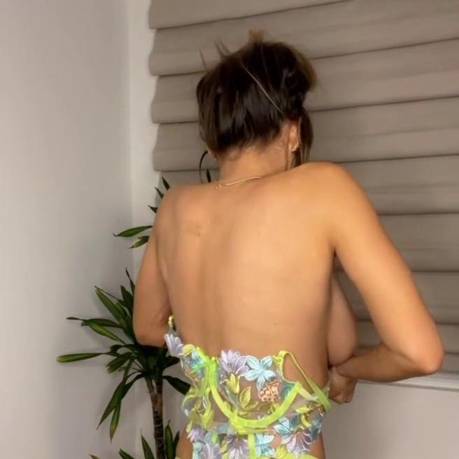 Brittany Furlan Nude Lingerie Strip Video Leaked
