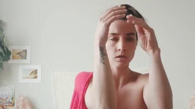 Cortney Palm Nude Teasing Lady in Red Video Leaked