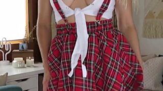 Kat Wonders Super Sexy Halloween Lingerie Try On