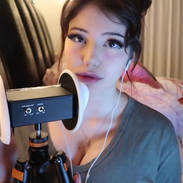 Jinx ASMR Relaxing Heavy Breathing and Ear Rubbing Video