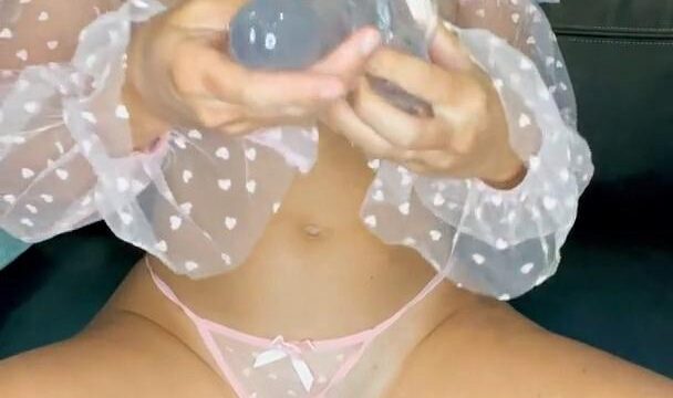 Vicky Stark Transparent Dildo Fuck PPV Video Leaked
