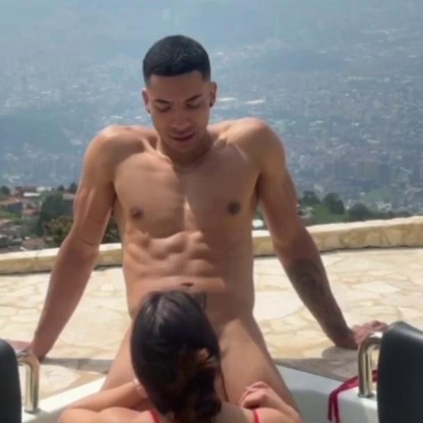 Maria Giraldo Outdoor Jacuzzi Sextape Facial Video Leaked