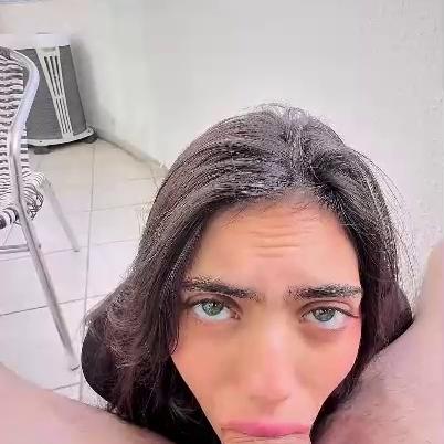 Brenda Trindade POV Deepthroat Blowjob in Balcony Video Leaked